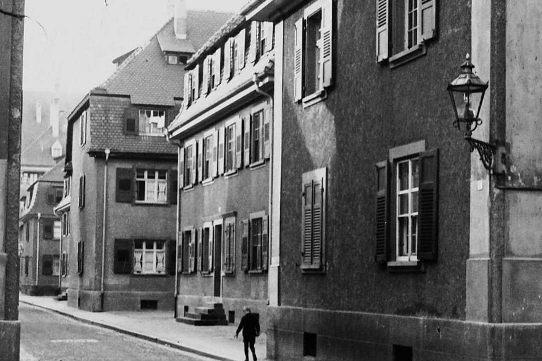 Das später durch eine Gasexplosion zer...storischen Aufnahme aus dem Jahr 1930.  | Foto: Stadtarchiv Freiburg, M 70S 201/26 Nr. 176 