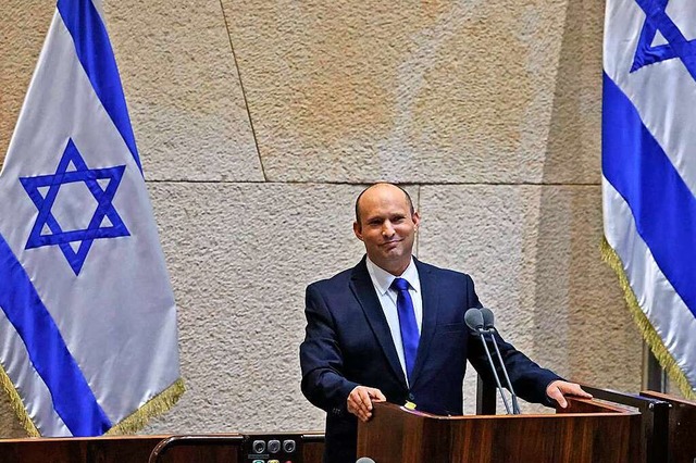 Naftali Bennett ist der neue Ministerprsident in Israel.  | Foto: EMMANUEL DUNAND (AFP)