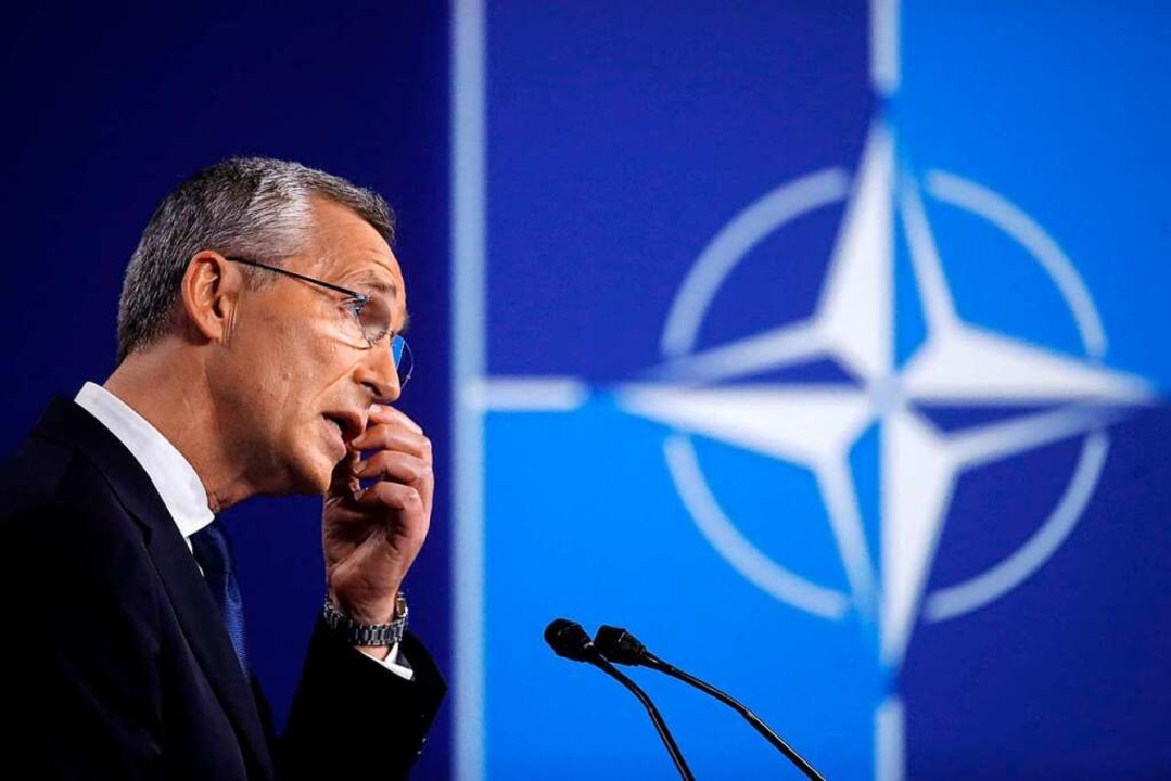 Nato-Generalsekretär Jens Stoltenberg  | Foto: OLIVIER HOSLET (AFP)