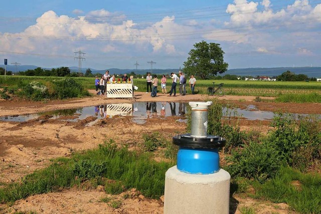 Ein neuer Brunnen soll den Trinkwasser...hausen und in Rust in Zukunft sichern.  | Foto: Sandra Decoux-Kone