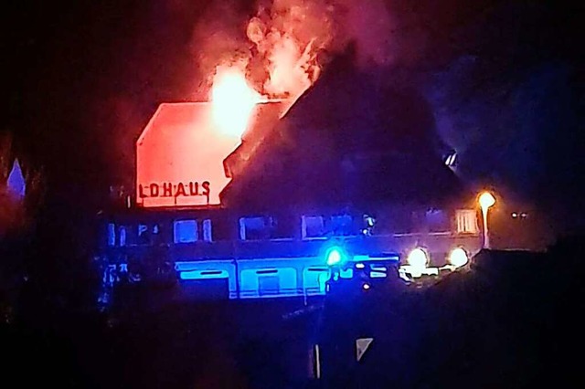 So brannte es am 1. Februar 2020 im &#...erden, kam aber nicht zur Verhandlung.  | Foto: Feuerwehr Waldkirch