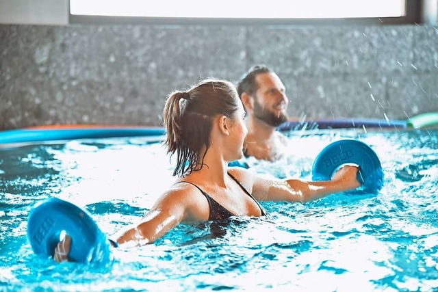 Aqua-Fitness ist nicht nur ein effekti...raining, sondern auch ein nasser Spa. 