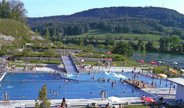 Unter Pandemiebedingungen ffnet am kommenden Freitag das Freibad in Laufenburg.  | Foto: Stadtwerke Laufenburg