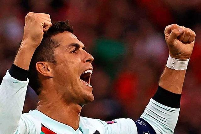 Cristiano Ronaldo schiet die Portugiesen zum Sieg