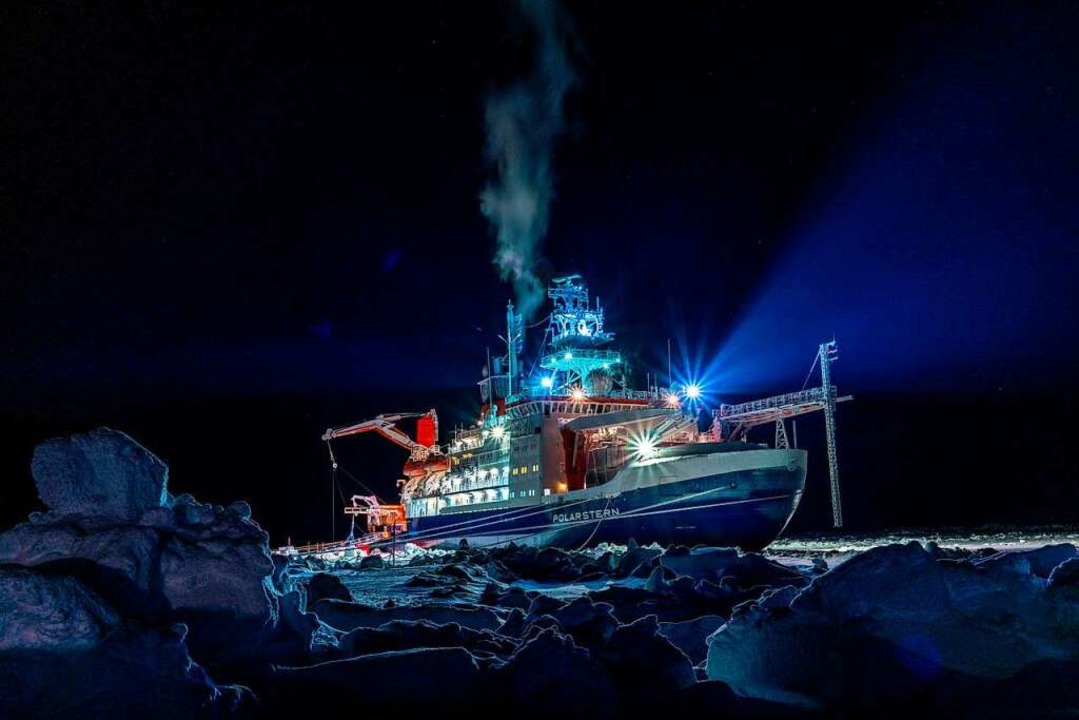 Die &#8222;Polarstern&#8220; lag währe...c-Expedition in der zentralen Arktis.   | Foto: Lukas Piotrowski (dpa)