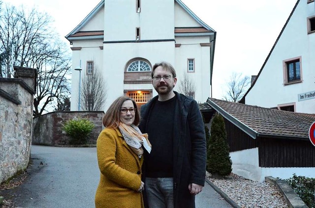 Nicht nur Ehepartner, sondern auch Kol...ngelischen Laurentiuskirche in Binzen.  | Foto: Moritz Lehmann