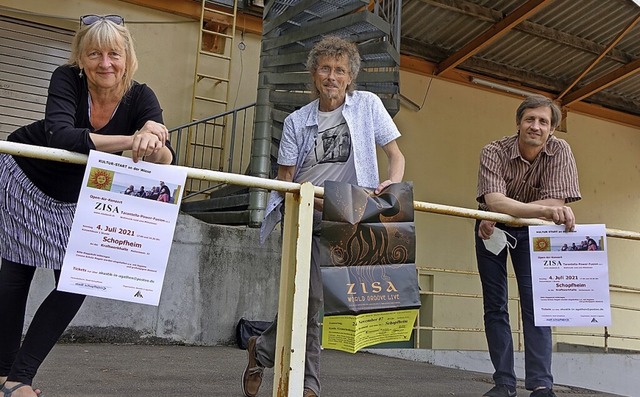 Anja Lohse (links), Bernhard A. Wehrle und  Dominik Baiker  | Foto: Roswitha Frey