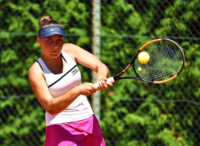 Hoffnungstrgerin des TC Schnberg: Magdalena Kaminski  | Foto: Achim Keller