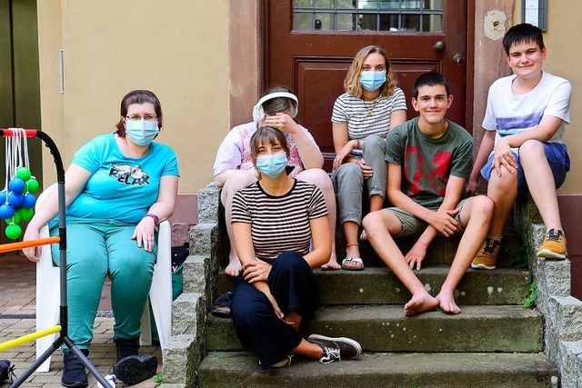 Einige Teilnehmer der ABC-Jugendgruppe  | Foto: Ingo Schneider