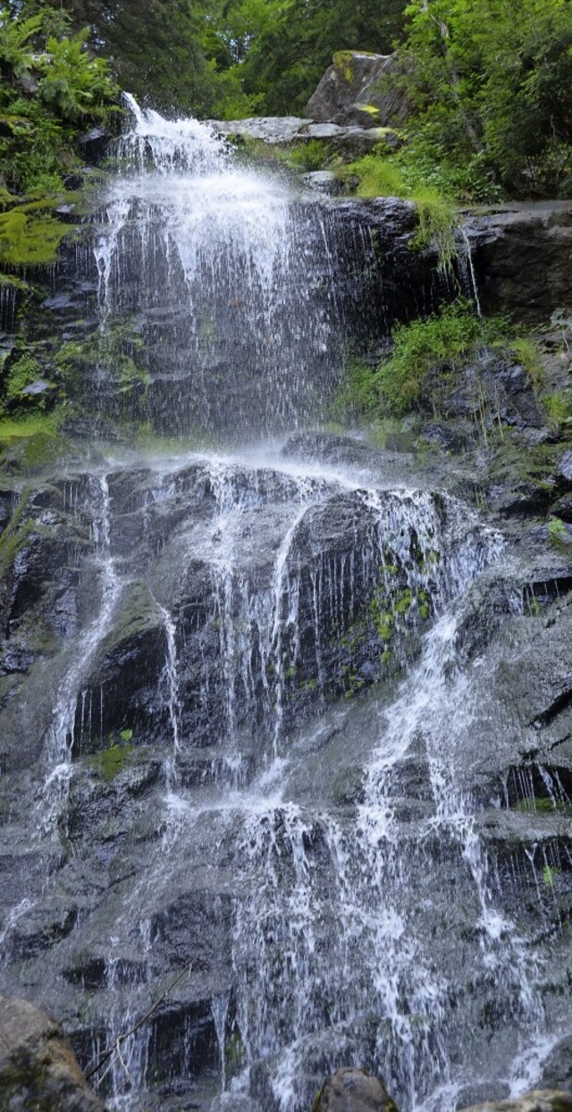 Klarer Fall von Abkhlung: die Zweribachwasserflle  | Foto: Anita Fertl