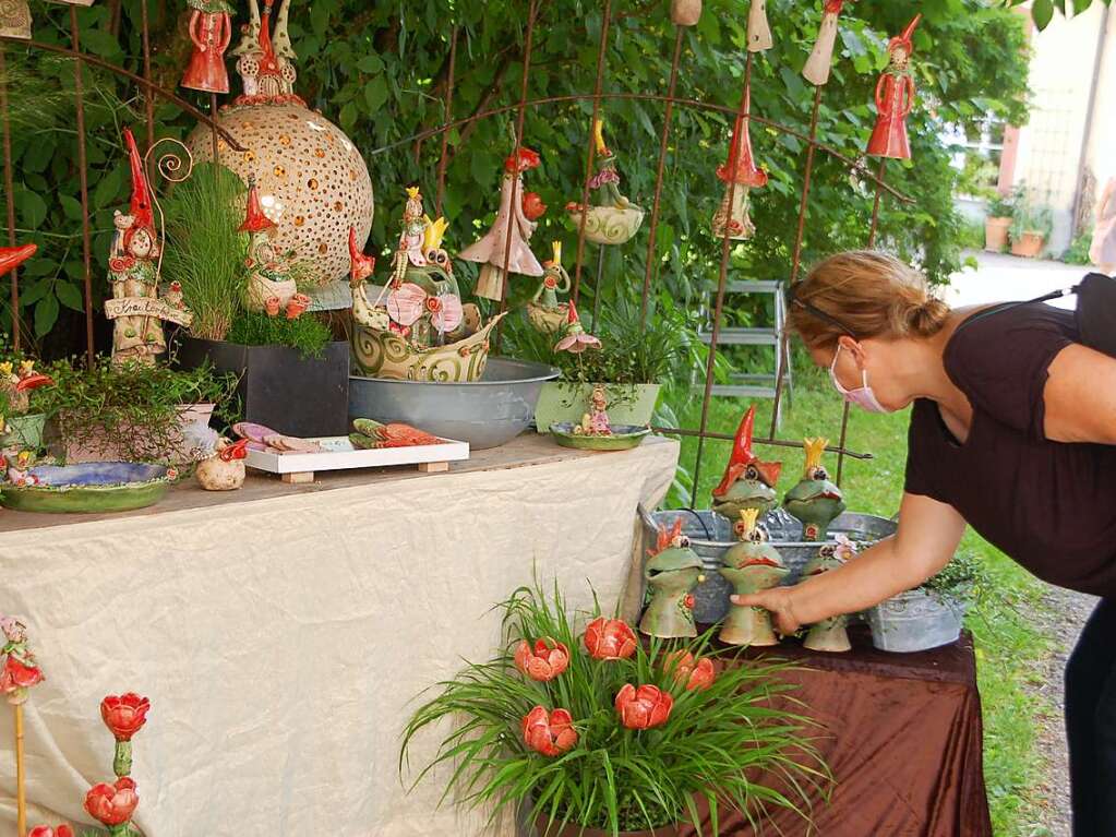 Viele schne Dinge beim 25. Tpfer- und Knstlermarkt