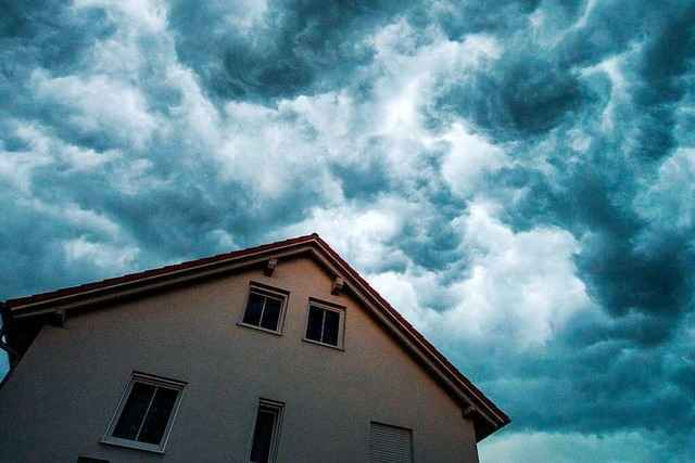 Unwetter und schwere Gewitter am Sonntag in S�dbaden erwartet