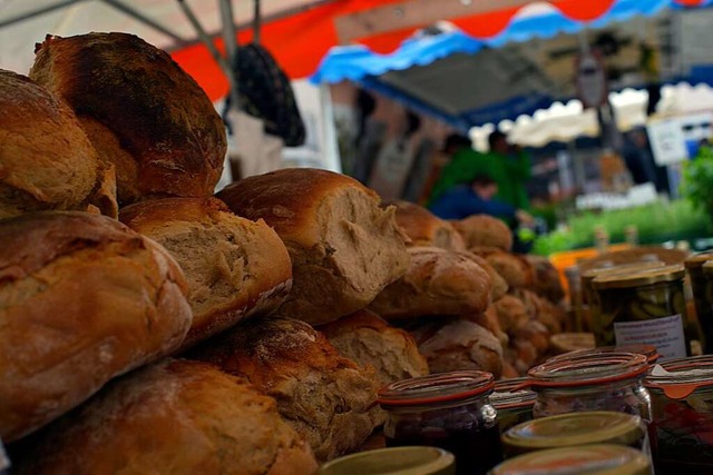 Auf dem Naturparkmarkt werden nur regionale Produkte angeboten.   | Foto:                 Kulturamt Wehr  