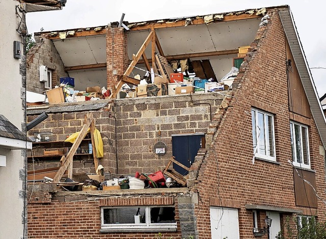 Kein Dach mehr ber dem Kopf in Belgien  | Foto: Anthony Dehez (dpa)