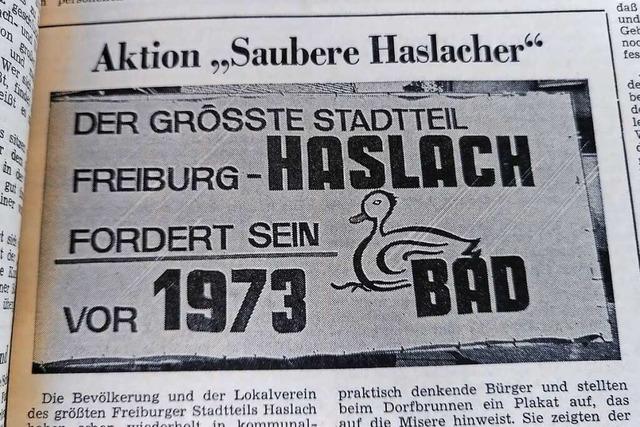 Die Forderung der Freiburg-Haslacher nach einem Schwimmbad war letztlich erfolgreich