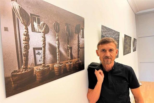 Juri Junkovs Ausstellung in der Villa Aichele sieht Lörrach mit anderen Augen