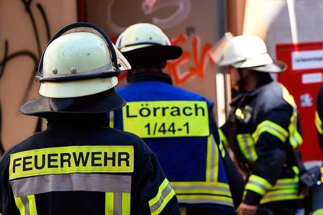 Auf Ehrenamtliche ist Verlass – fünf Einsätze für die Lörracher Feuerwehr am Dienstag