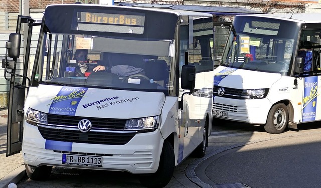 In Bad Krozingen ein Erfolgsmodell &#8...nstertal will ihn auch: den Brgerbus  | Foto: Hans-Peter Mller