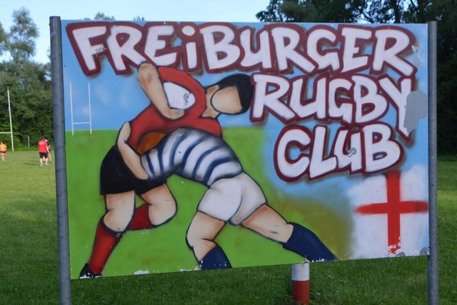 Seit bald 40 Jahren hat die Rugby-Szen...ortplatz bei Hugstetten ihr Quartier.   | Foto: Manfred Frietsch