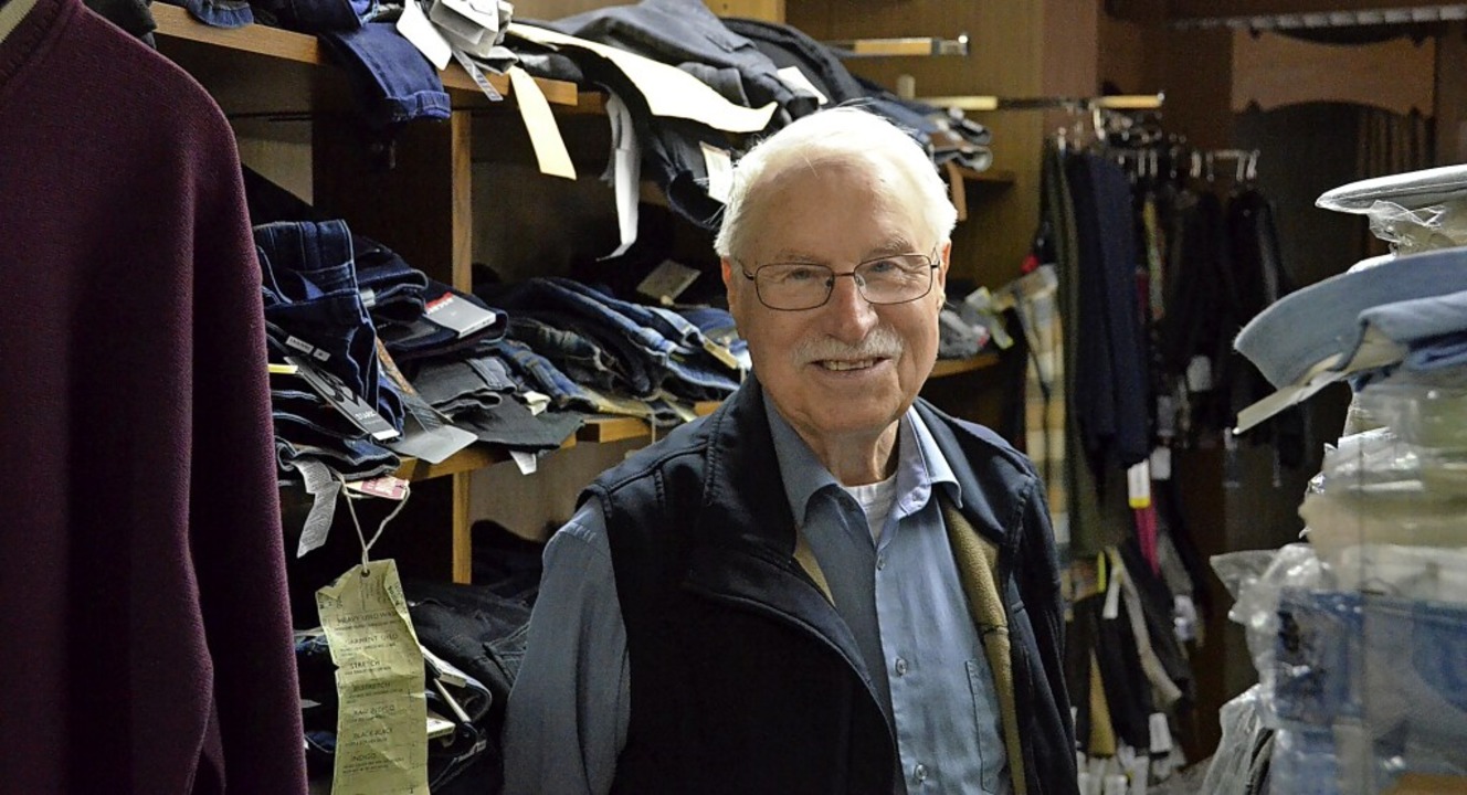 Hans Klappenbach gibt nach mehr als 50 Jahren sein Geschäft auf.  | Foto: Sebastian Barthmes