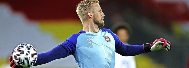 (Nicht) ganz der Vater: Kasper Schmeichel   | Foto: Christian Charisius (dpa)