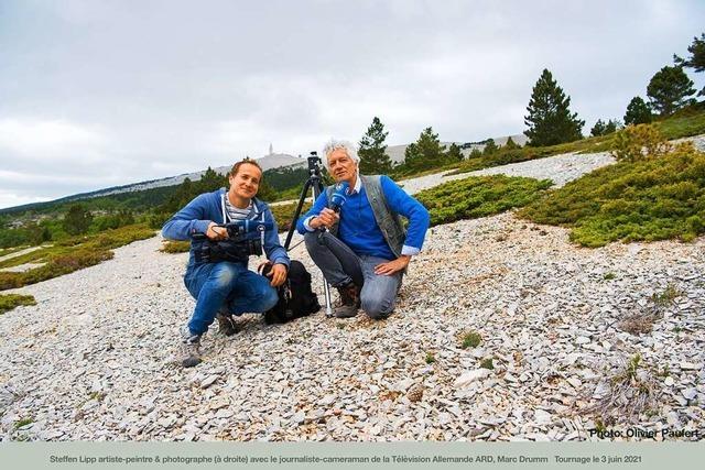 Steffen Lipp stellt zur Tour de France den Mont Ventoux im Fernsehen vor