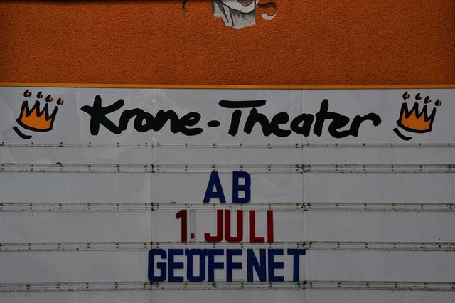 Das Krone-Theater in Neustadt kann wieder ffnen.   | Foto: Tanja Bury