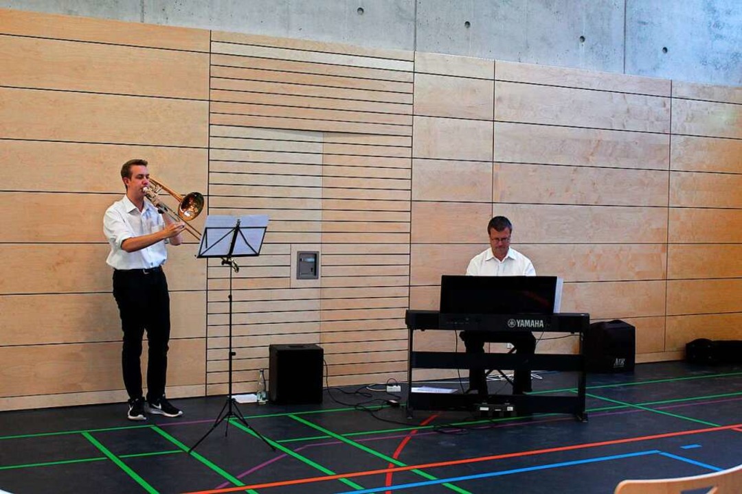 Für die musikalische Umrahmung sorgte die Musikschule Oberes Wiesental.  | Foto: Martin Klabund