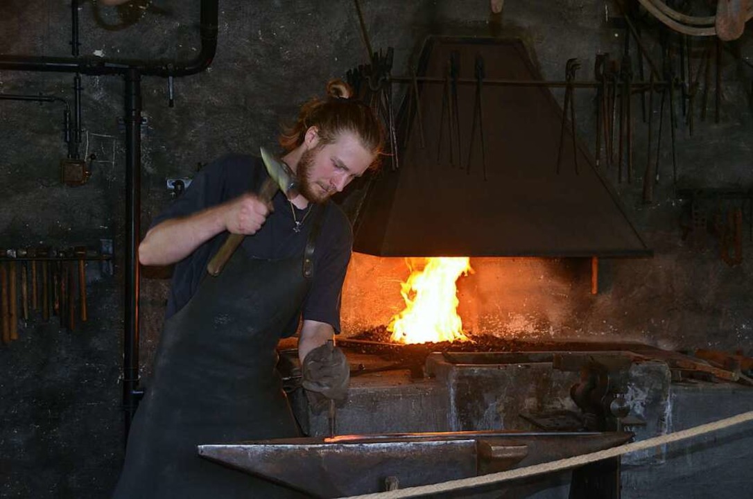 Es gab auch Vorfhrungen eines Schmids.  | Foto: Christiane Sahli