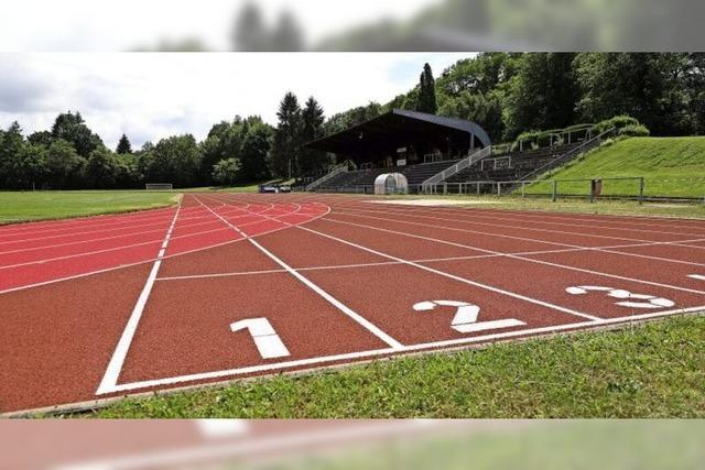 Laufbahn im Stadion Dammenmhle ist fertig