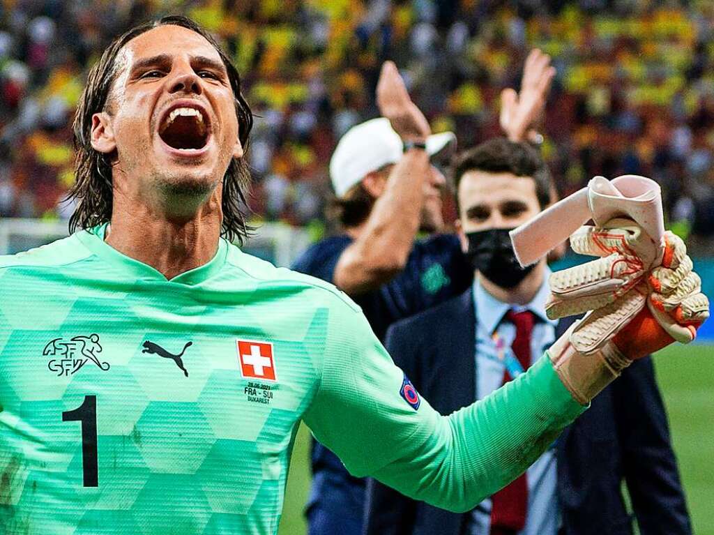 Yann Sommer, Held der Eidgenossen: Der Keeper von Borussia Mnchengladbach parierte den entscheidenden Elfmeter von Kylian Mbappe.