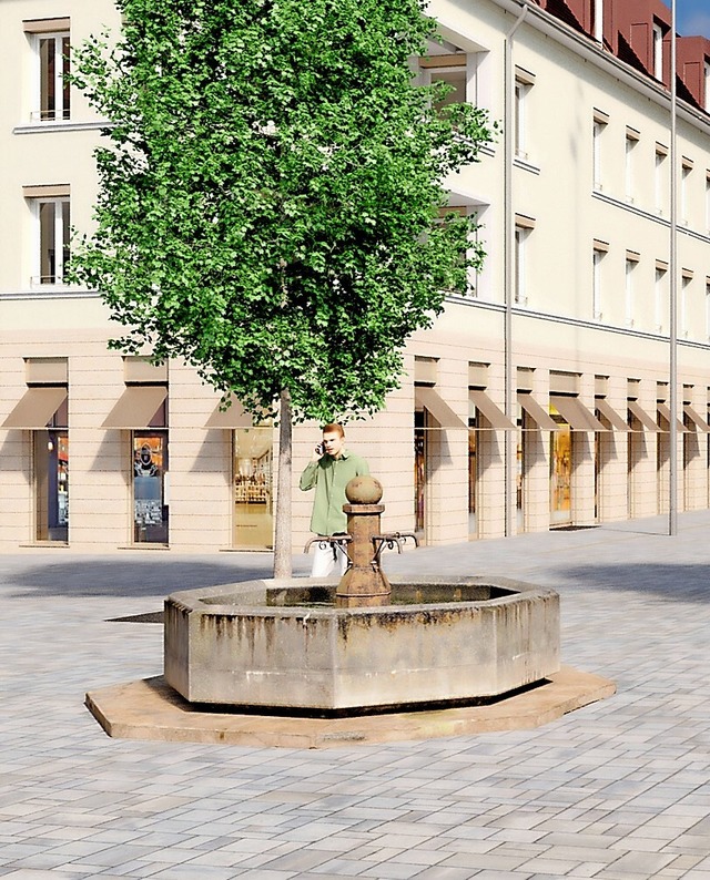 Um die zuknftige Bepflanzung der Innenstadt wird gerungen.  | Foto: Stadt Bad Krozingen