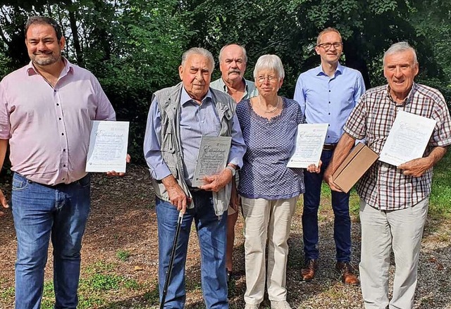 <BZ-Keyword>Die Winzergenossenschaft A...nis Kirstein sowie  Josef Bitzenhofer.  | Foto: Winzergenossenschaft Achkarren