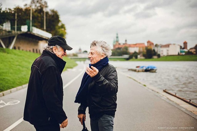 Filmregisseur Roman Polanski (rechts) und der Fotograf Ryszard Horowitz  | Foto: Robert Sluszniakwww.spheresis.c