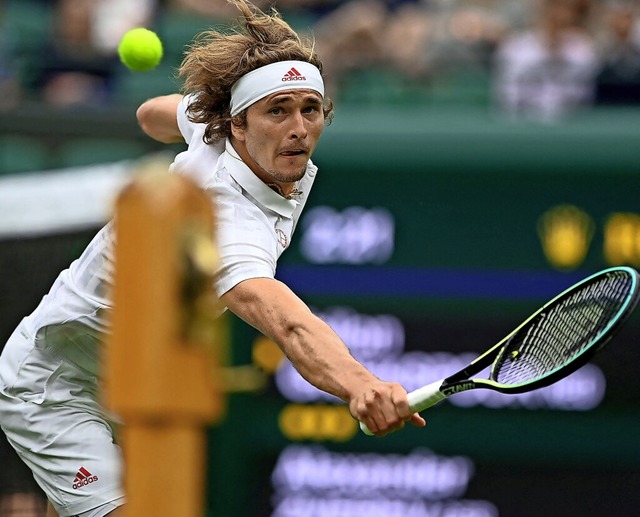 berzeugender Erstrunden-Auftritt in Wimbledon: Alexander Zverev  | Foto: GLYN KIRK (AFP)