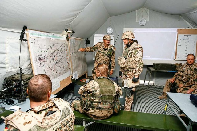 Bundeswehr-Soldaten in Afghanistan  | Foto: Maurizio Gambarini (dpa)