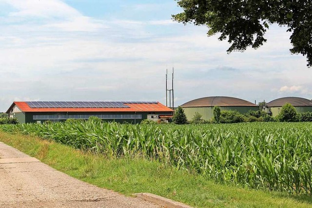 In Meienheim knnte eine Biogasanlage (wie hier in Wyhl) entstehen.  | Foto: Ruth Seitz