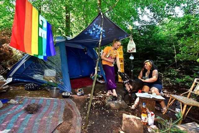 Immer mehr Menschen nutzen Freiburgs W�lder auch als Schlafplatz