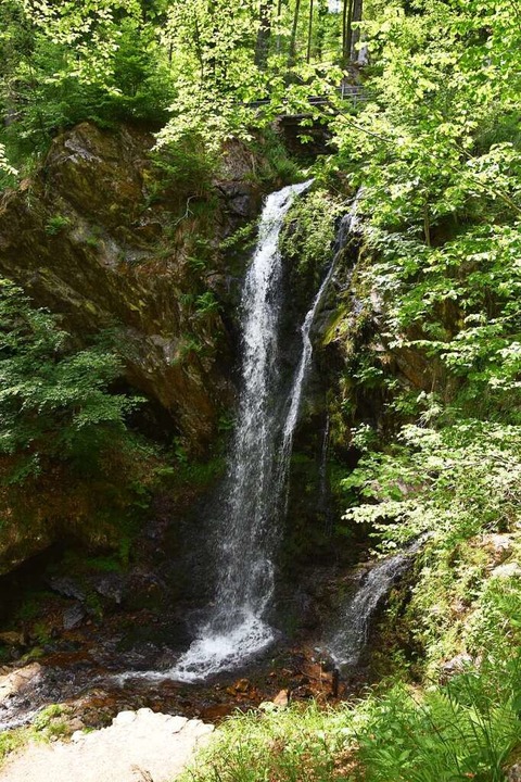 Imposant ist die obere Stufe des Fahler Wasserfalls.  | Foto: Nicolai Kapitz