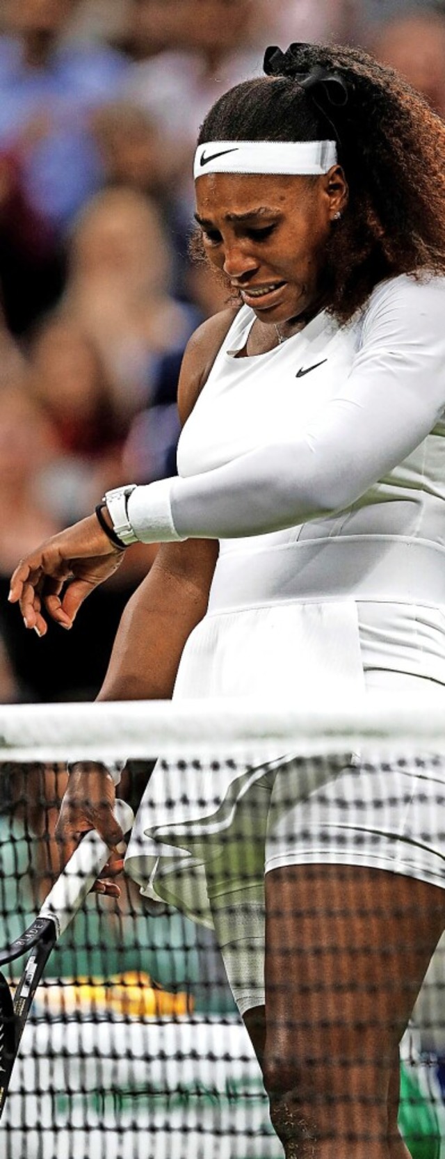 Verletzt und enttuscht: Serena Williams   | Foto: ADRIAN DENNIS (AFP)