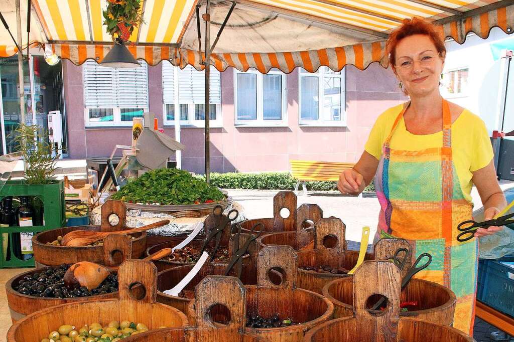 Beate Bruder Ist Seit Anfang An Beim Ettenheimer Wochenmarkt Dabei Ettenheim Badische Zeitung 8190