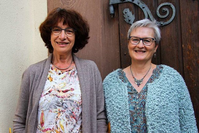 Annedore Braun (links) und Christa Zimmerlin leiten den Hospizverein.  | Foto: Juliana Eiland-Jung