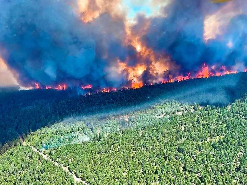 Feuer nach Hitzewelle Kanadische Ortschaft fast ganz abgebrannt