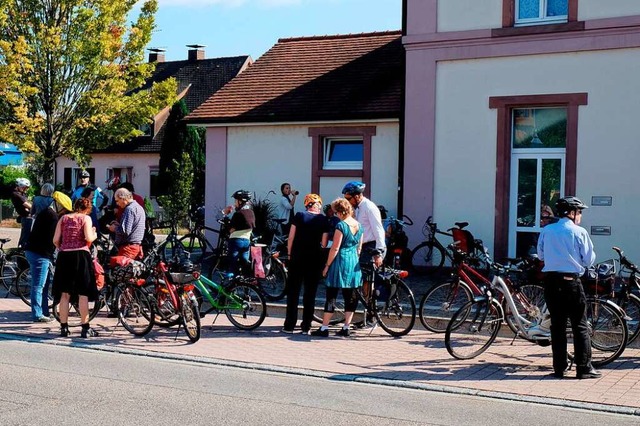 Zwischenstopp bei einer der Vauban-Endingen-Radtouren.  | Foto: Erich Lutz