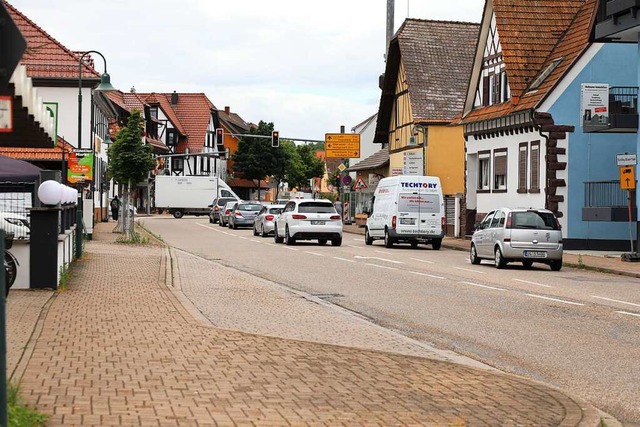 Die Kronenstrae in Friesenheim  | Foto: Christoph Breithaupt