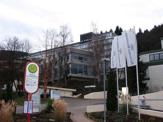 1972 gebaut und nun schon lange leer s...here Herzkreislaufklinik in Waldkirch.  | Foto: Jrgen Ruf