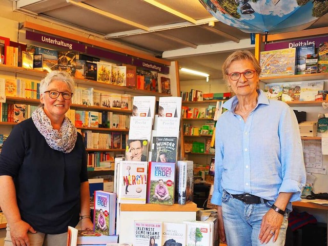 Elke Grndler-Lindow (rechts) und Vera Ruelicke beraten individuell.  | Foto: Herbert Frey