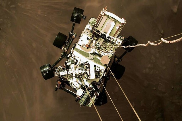 Maxon-Technik aus Sexau befindet sich im Mars-Roboter Perseverance.  | Foto: - (dpa)