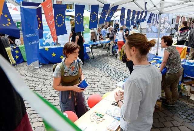 Das jhrliche Europafest auf dem Karto...tionszentrum organisiert (Archivbild).  | Foto: Ingo Schneider