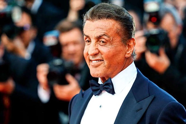 Wird 75: Sylvester Stallone, fotograft...19 bei den Filmfestspielen von Cannes.  | Foto: - (dpa)